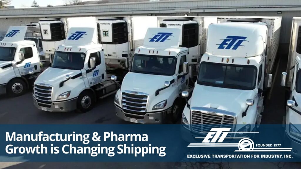 cold chain shipping pcture of refrigerated trucks used for pharmaceutical shipping