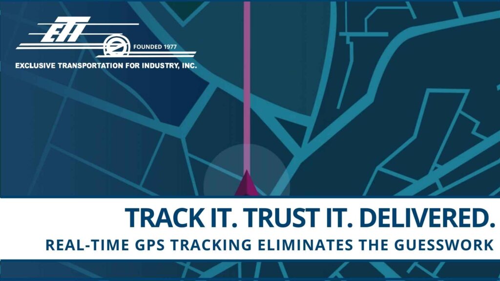 Graphic showing GPS Tracking for life sciences shipping