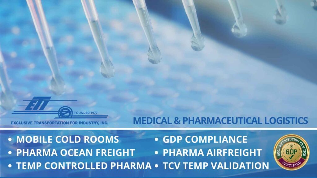 life sciences shipping for medial and pharmaceutical logistics